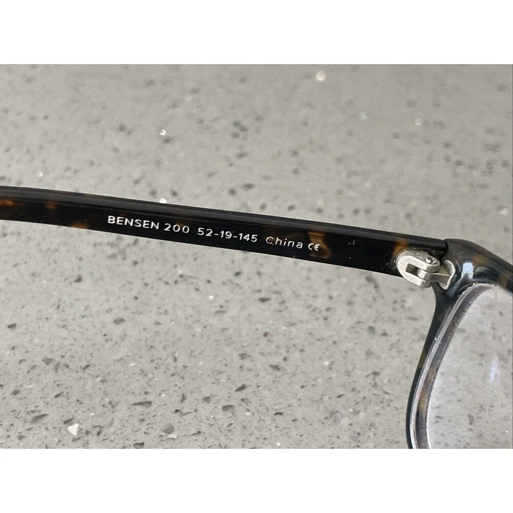 Warby Parker Glasses Bensen 200 Tortoise Shell 52-19-145 Frames Only